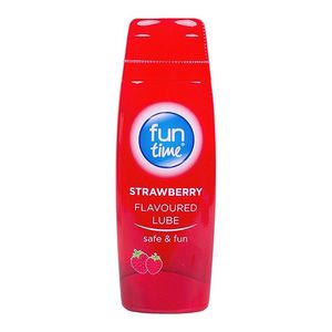 Funtime Strawberry Flavoured Water Based Lube Squeeze Bottle 75ml